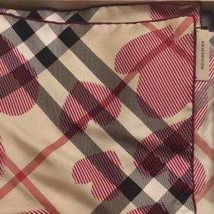 Burberry Heart Print Scarf